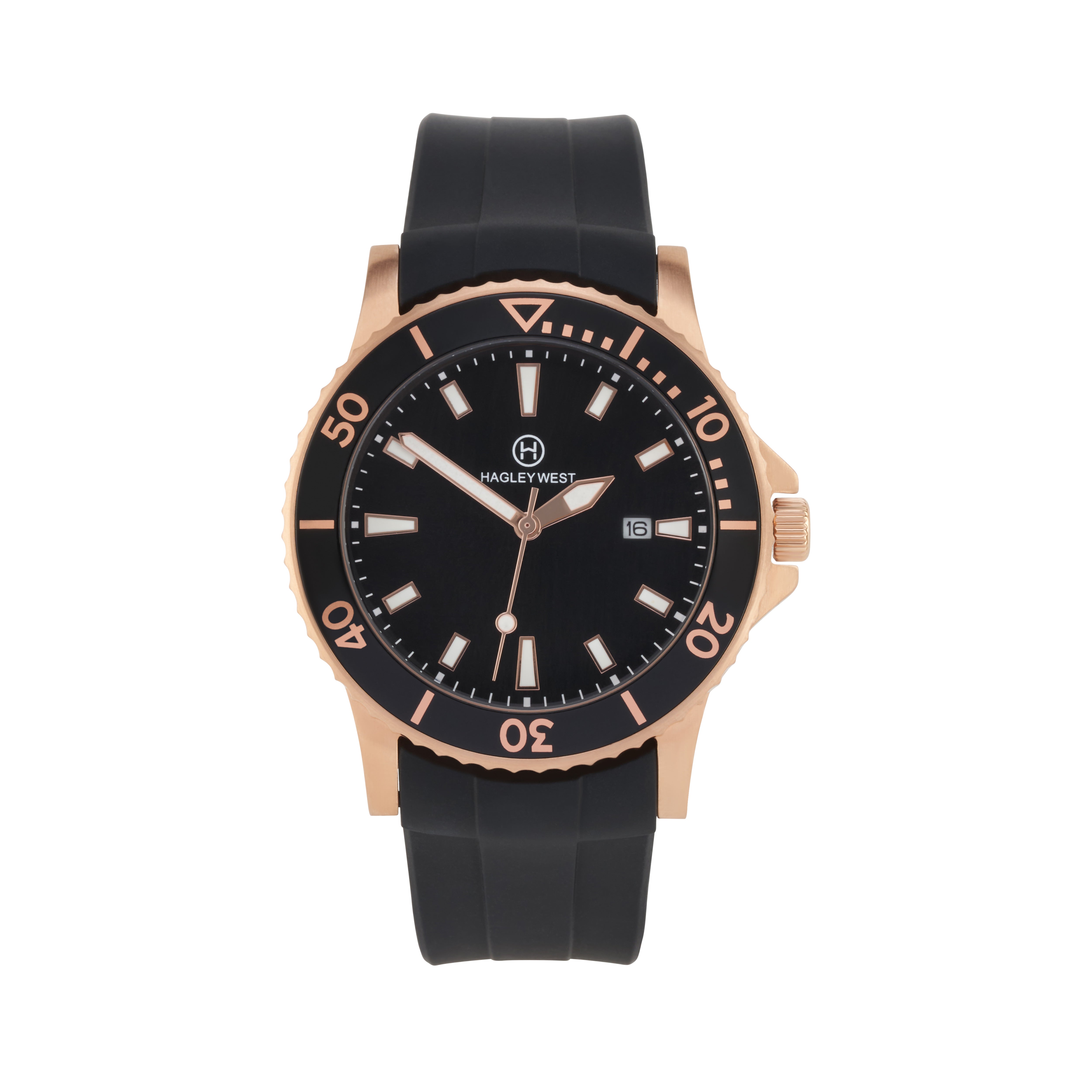 Diver - EDGBASTON | Rose Gold/Black